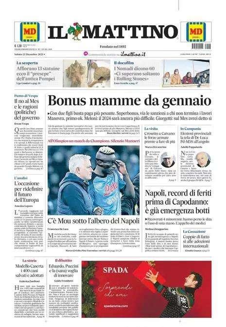 Il Mattino: "Colpaccio Juve Stabia, la capolista se ne va"
