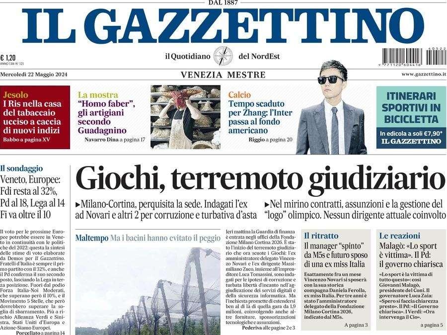 Il Gazzettino: "Il derby si gioca oggi, tempo permettendo"
