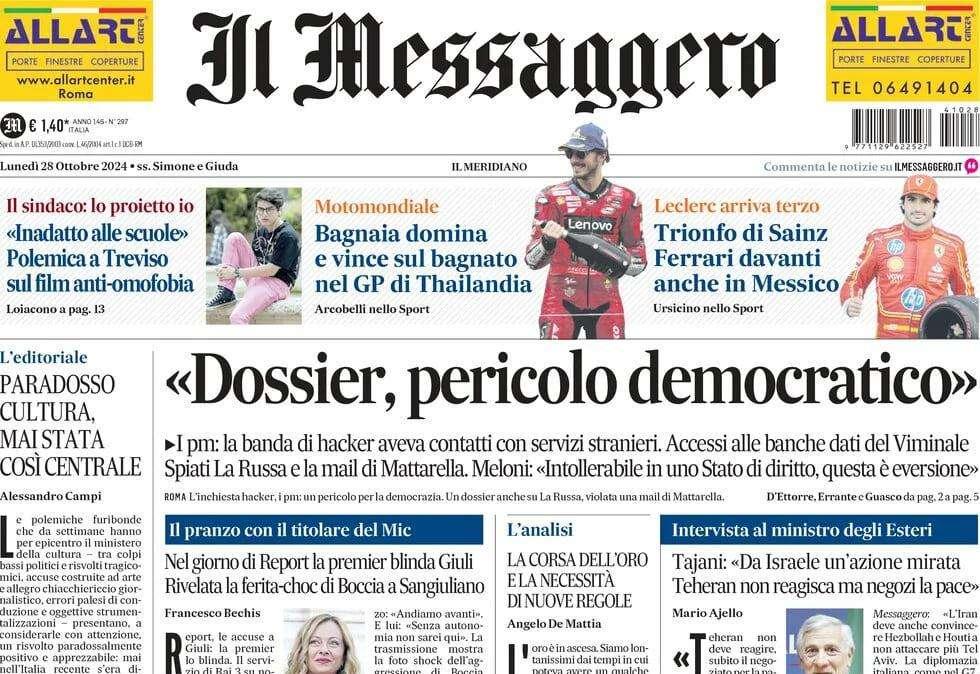 Il Messaggero: "Grifo umiliato da baby Milan. A rischio panchina Formisano"