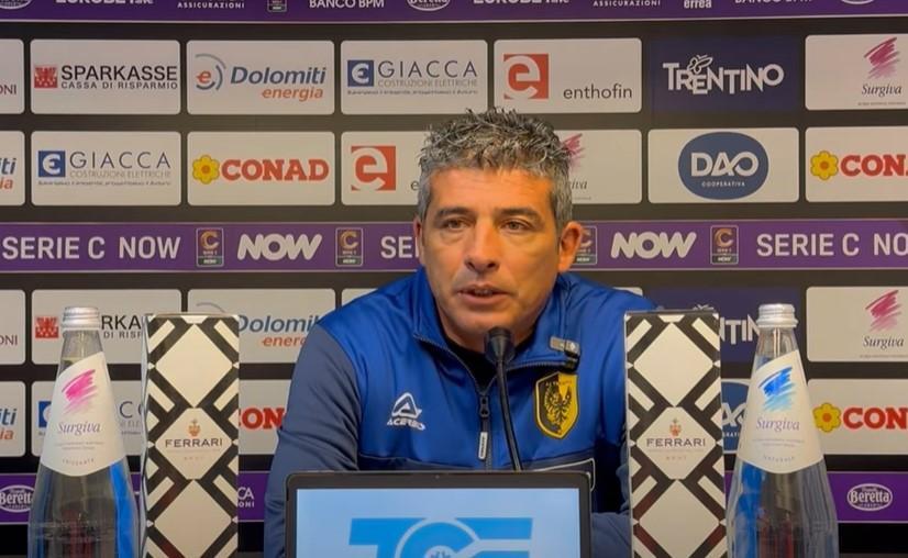 Trento, Tabbiani: "Brescia molto forte, oltre ai gol non abbiamo concesso nulla"