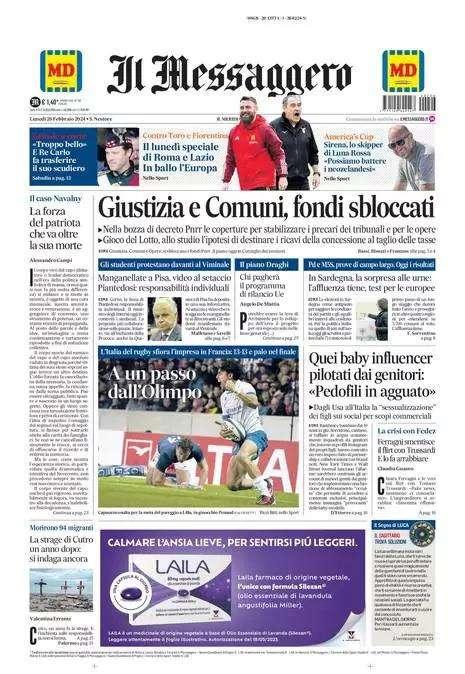 Il Messaggero: "Latina, pari mozzafiato"