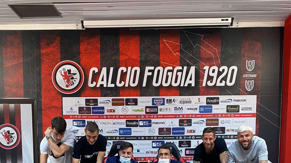 NOTIZIA TC - Foggia, poker di firme: Fumagalli, Salvi, Garofalo e Di Stasio