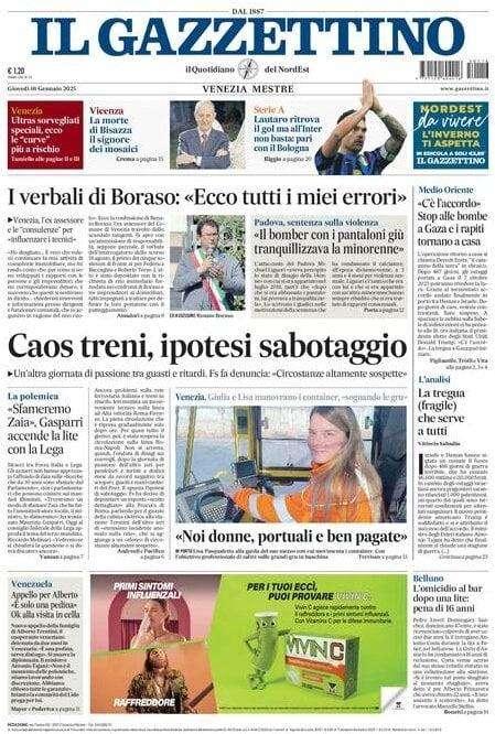 Il Gazzettino sulla capolista: "Il Padova aspetta i gol di Spagnoli"