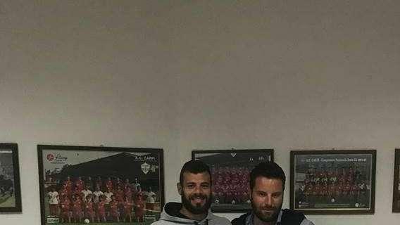 FOTONOTIZIA TC Vano saluta l'Arzachena, triennale col Carpi