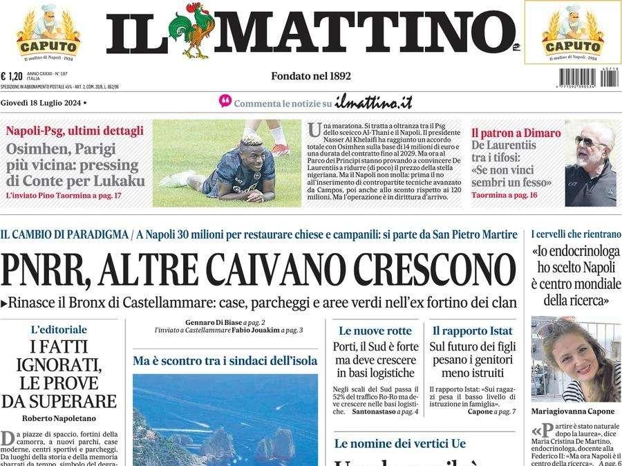 Il Mattino - Avellino: "Lupi, Sounas è in ritiro e si cerca un regista"