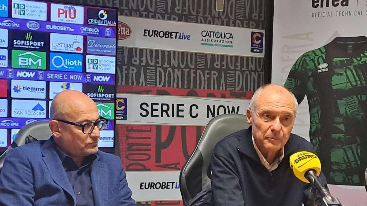 Pontedera, Menichini: "Testa alta e andiamo a combattere a Gubbio"