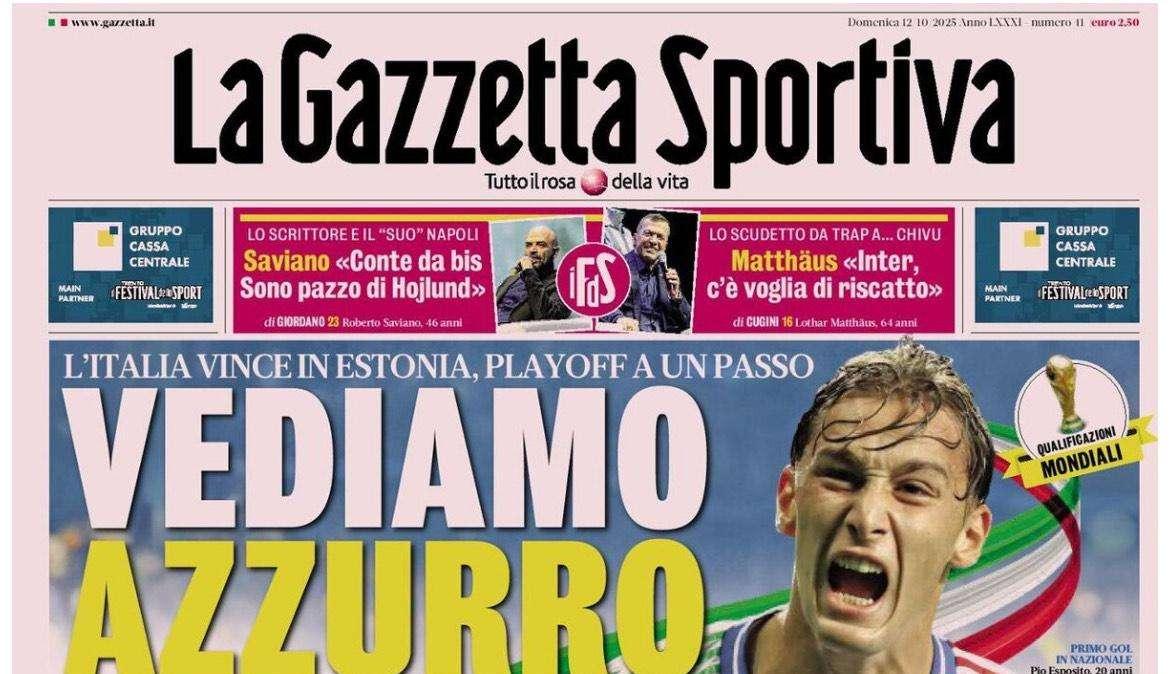 GdS: "Il Rimini fa il colpaccio. Perugia, è crisi nera: sesto ko consecutivo"