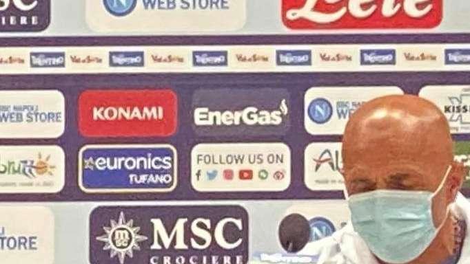 Pro Vercelli, scintille col Napoli: Spalletti discute con i giocatori piemontesi