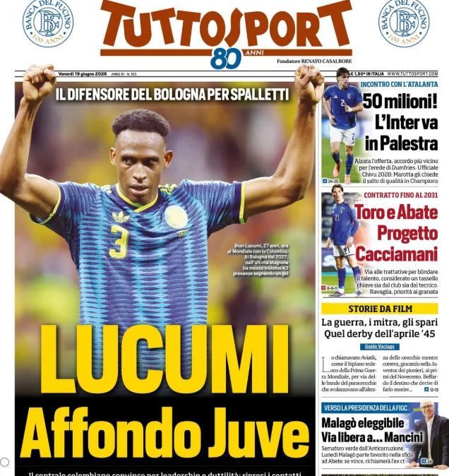 Rassegna stampa Le prime pagine dei quotidiani sportivi