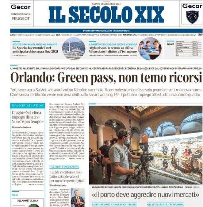 Il Secolo XIX: "Entella a Gubbio per bissare Cesena"