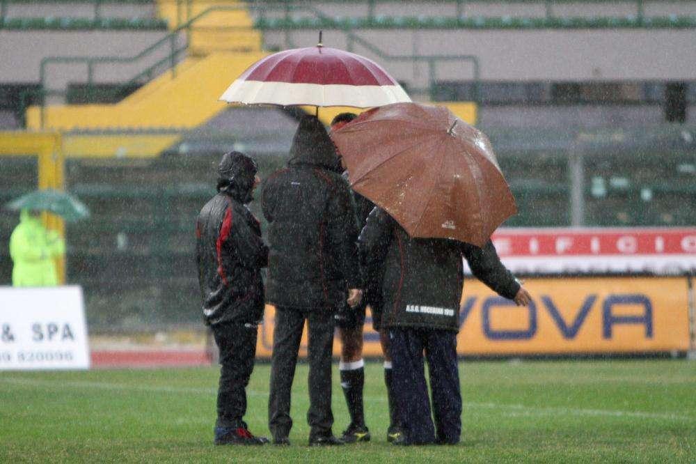 Paganese-Catania ufficialmente rinviata per maltempo