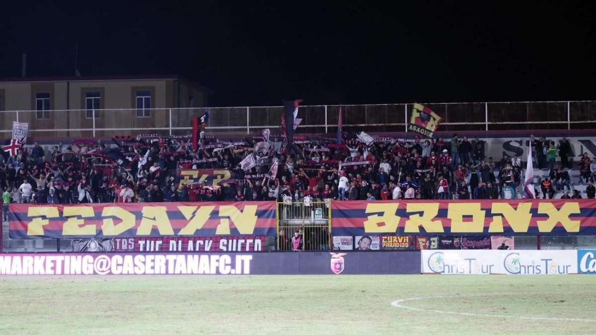Casertana-Benevento, né vincitori né vinti nel derby campano: finisce 1-1