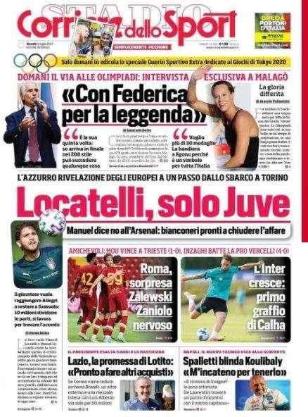 CdS: "Palermo, Lucca va al Pisa. E' caccia al centravanti"