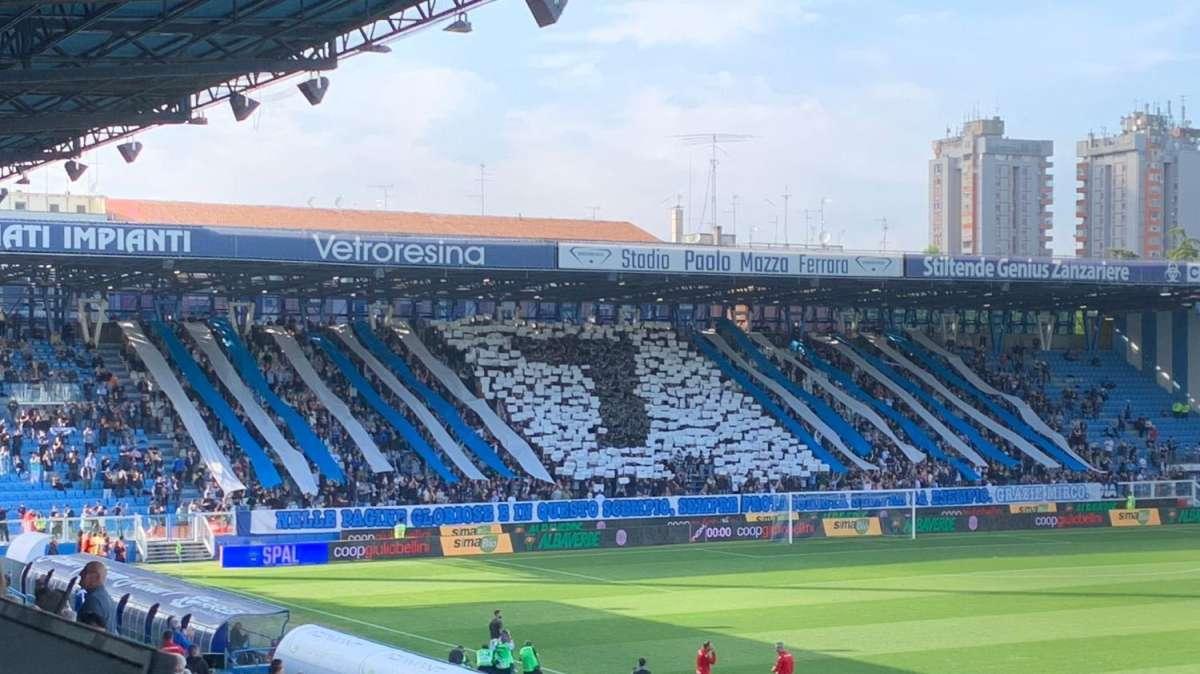 SPAL, il 'Mazza' ringrazia Antenucci: coreografia per l'attaccante