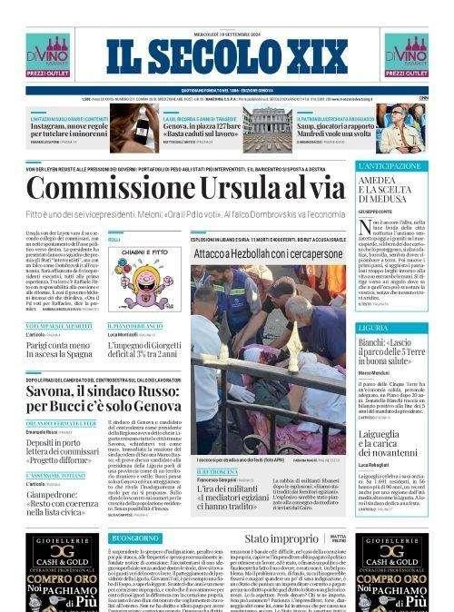 Il Secolo XIX - ed. Levante: "L'Entella vola grazie ai 'colpi a zero'"