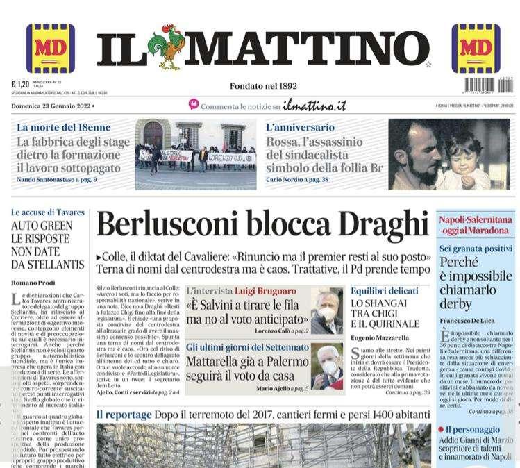 Il Mattino Avellino: "Murano va di fretta | D'Angelo verso l'addio"