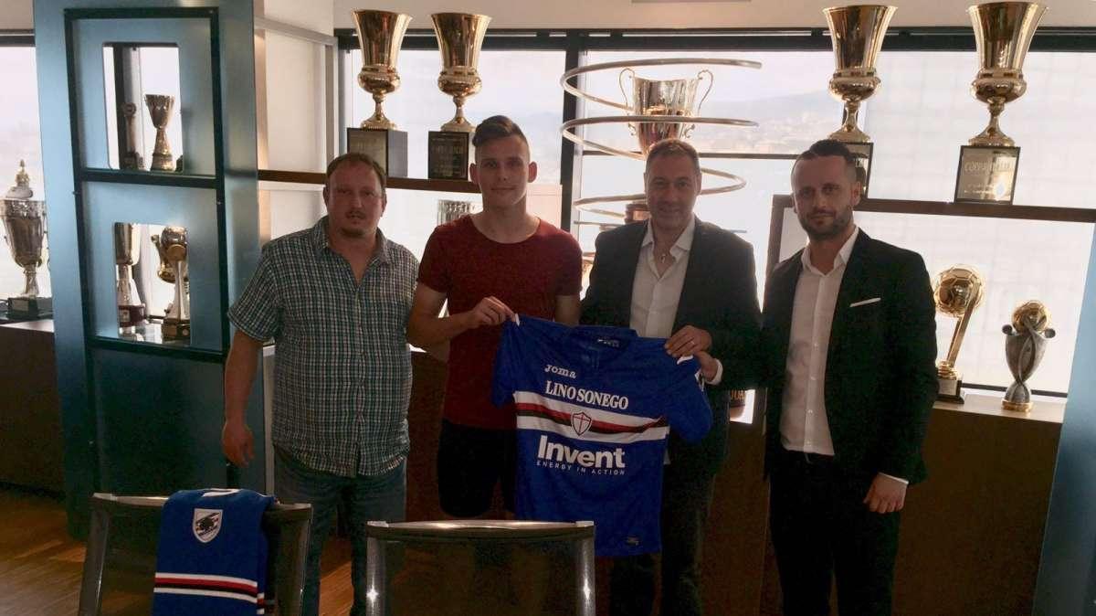 V. Entella, concorrenza all'Olimpia Lubiana per Prelec della Samp