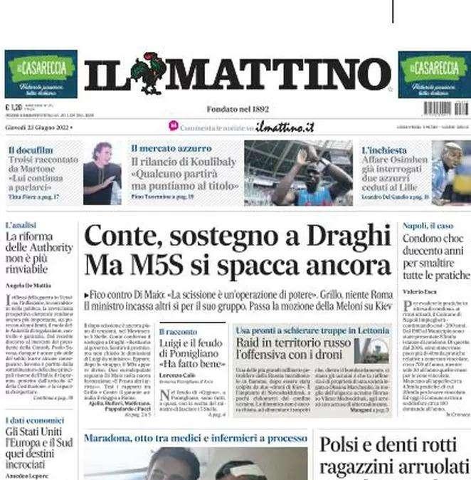 Il Mattino: "Avellino, per il tridente offensivo De Vito pensa a Russo"