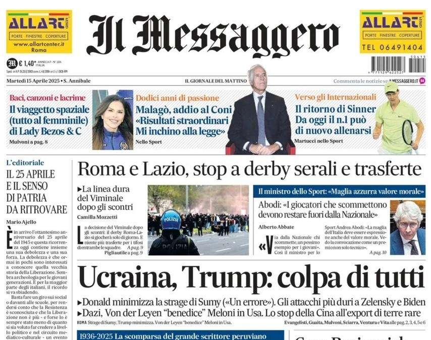 Il Messaggero - ed Umbria: "Ternana, occhio alla Torres"