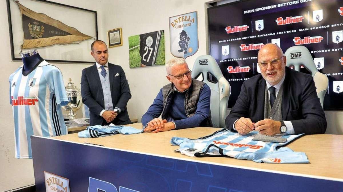 Virtus Entella, presentato il nuovo sponsor per il settore giovanile