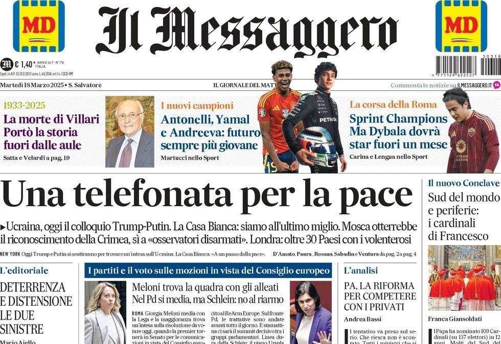 Il Messaggero - ed. Umbria: "Ternana, tre lampi illuminano Ferrara"
