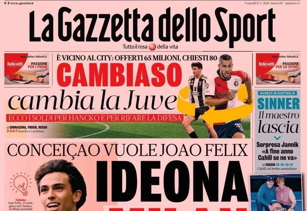 Rassegna stampa Le prime pagine dei quotidiani sportivi