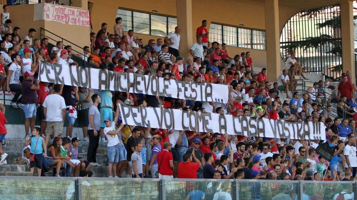 Juve Stabia-Turris vietata ai tifosi ospiti: la decisione del Prefetto