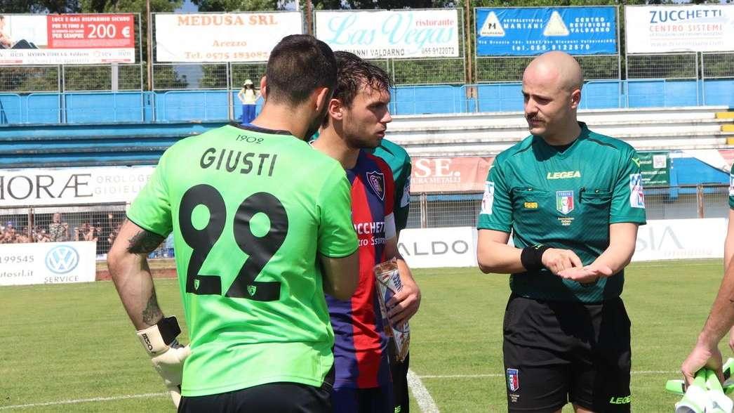 TC - Montevarchi, il portiere Giusti piace in D: c'è la Pistoiese