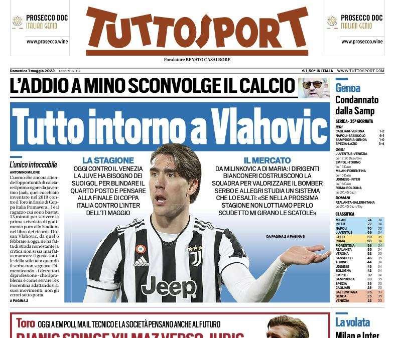 Tuttosport - Tutto intorno a Vlahovic
