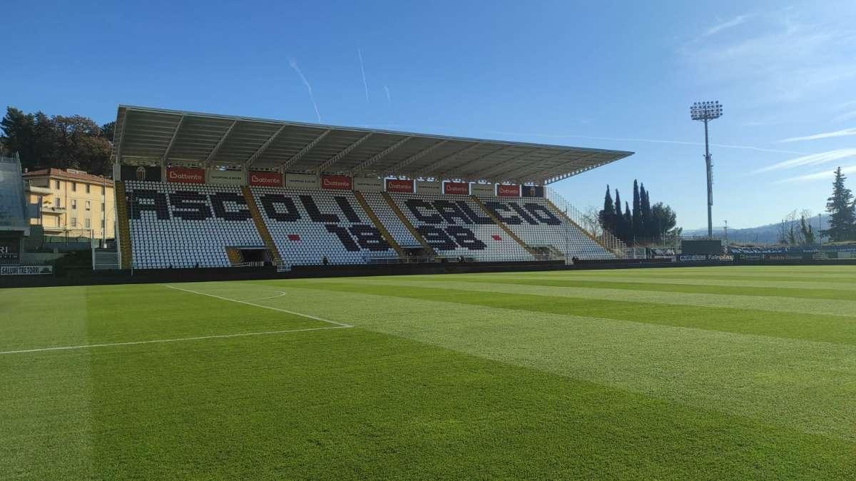 Serie C - Ascoli, 24 convocati per la sfida contro la Torres