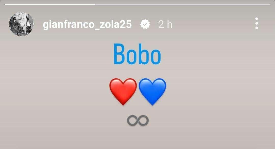 Bobo Gori, il cordoglio di Zola: "Infinito"