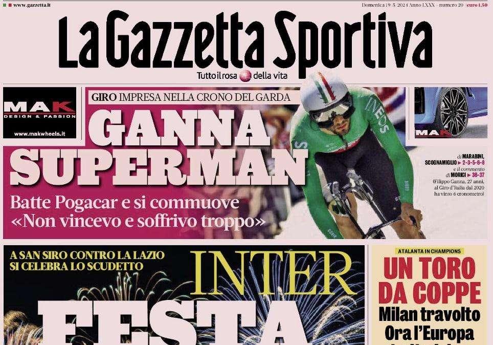 Gazzetta - Inter, festa e caos