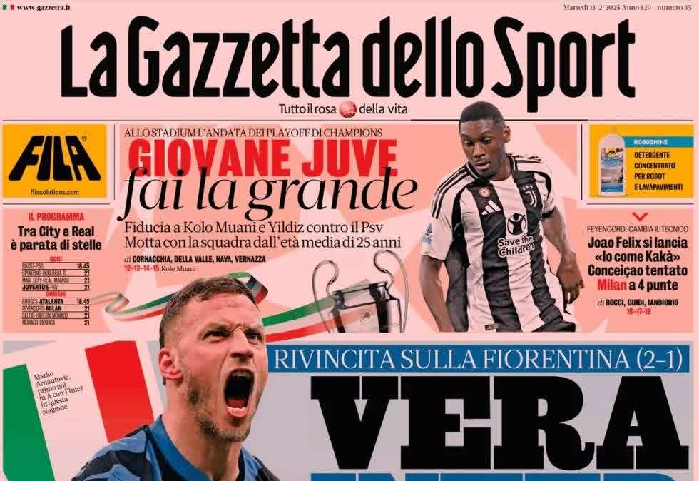 Gazzetta - Vera Inter