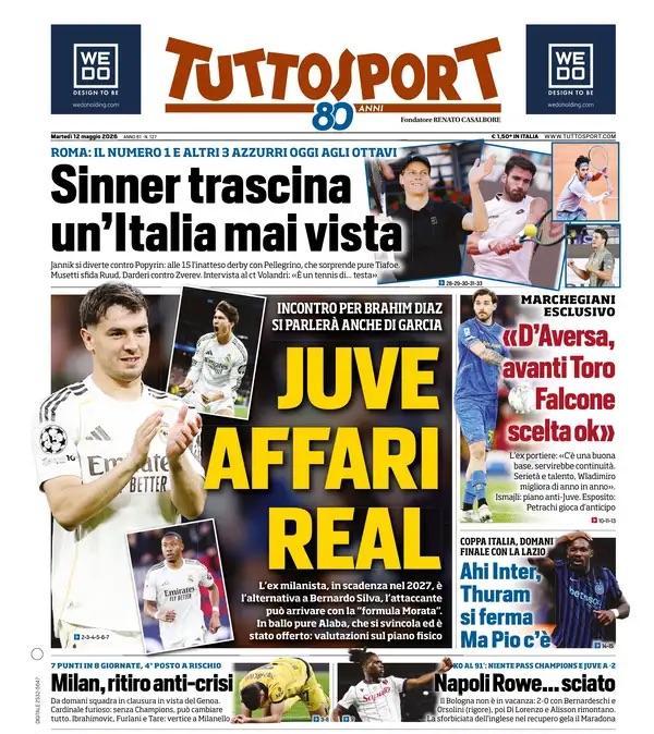 Incontro per Brahim Diaz, si parlerà anche di Garcia. Tuttosport: "Juve, affari Real"