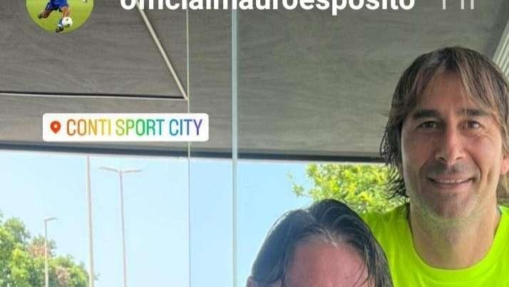 Reunion tra Mauro Esposito e Daniele Conti: "È sempre bello rivedersi"