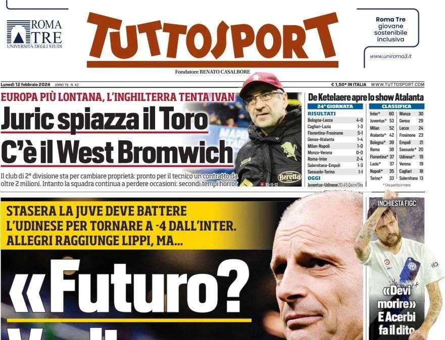 Tuttosport - "Futuro? Vediamo"