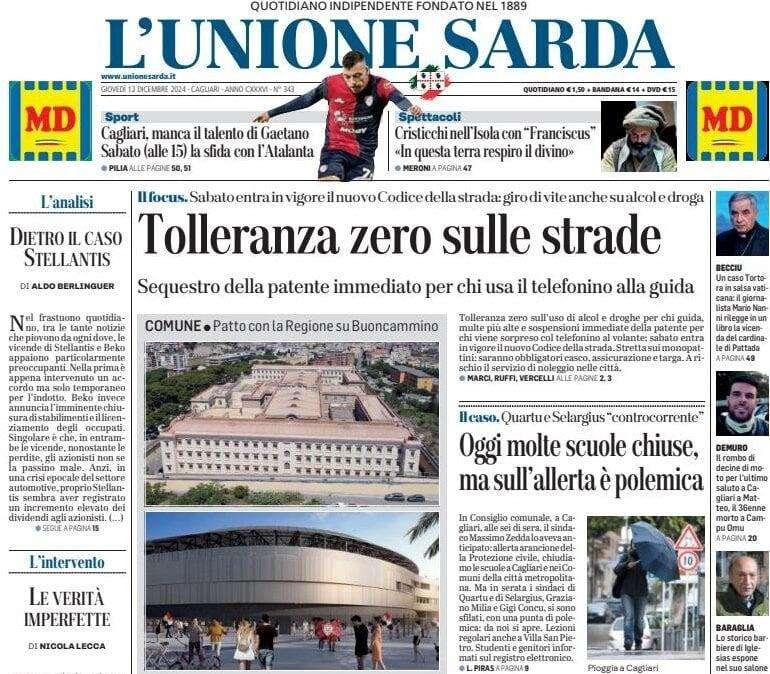 L'Unione Sarda - Enigma Gaetano