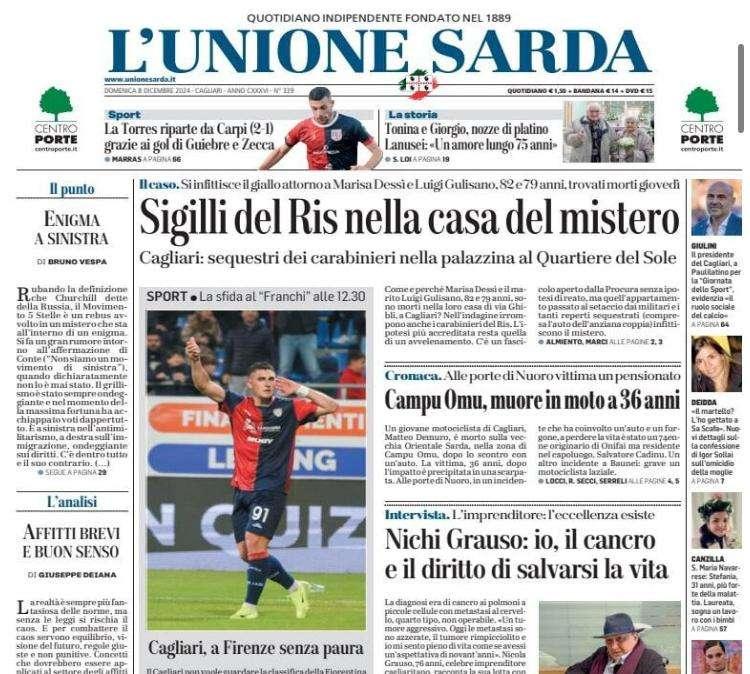 L'Unione Sarda - Oggi a Firenze serve il miglior Cagliari contro questa Viola. Le scelte di Nicola
