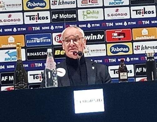 LIVE TC - SALA STAMPA- RANIERI: “Ottimo primo tempo nostro, giusto il pareggio”