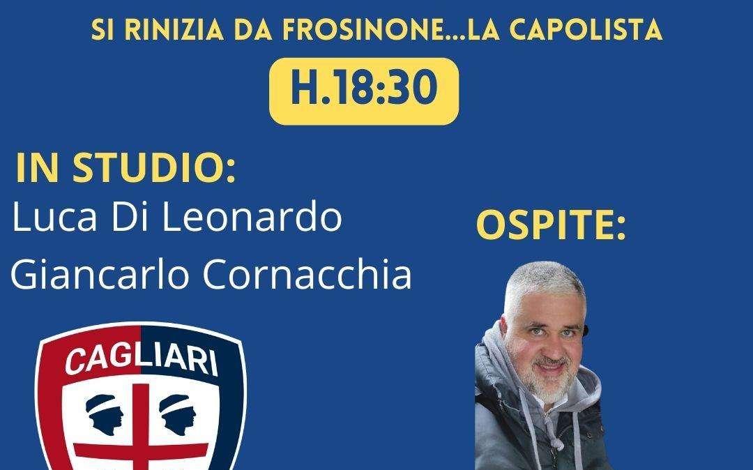 LIVE TC - Verso Frosinone. Ospite odierno Roberto Monforte