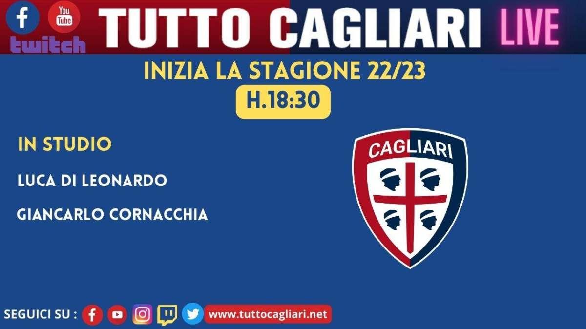LIVE TC - TuttoCagliari Live: alle 18:30 appuntamento in diretta con la redazione