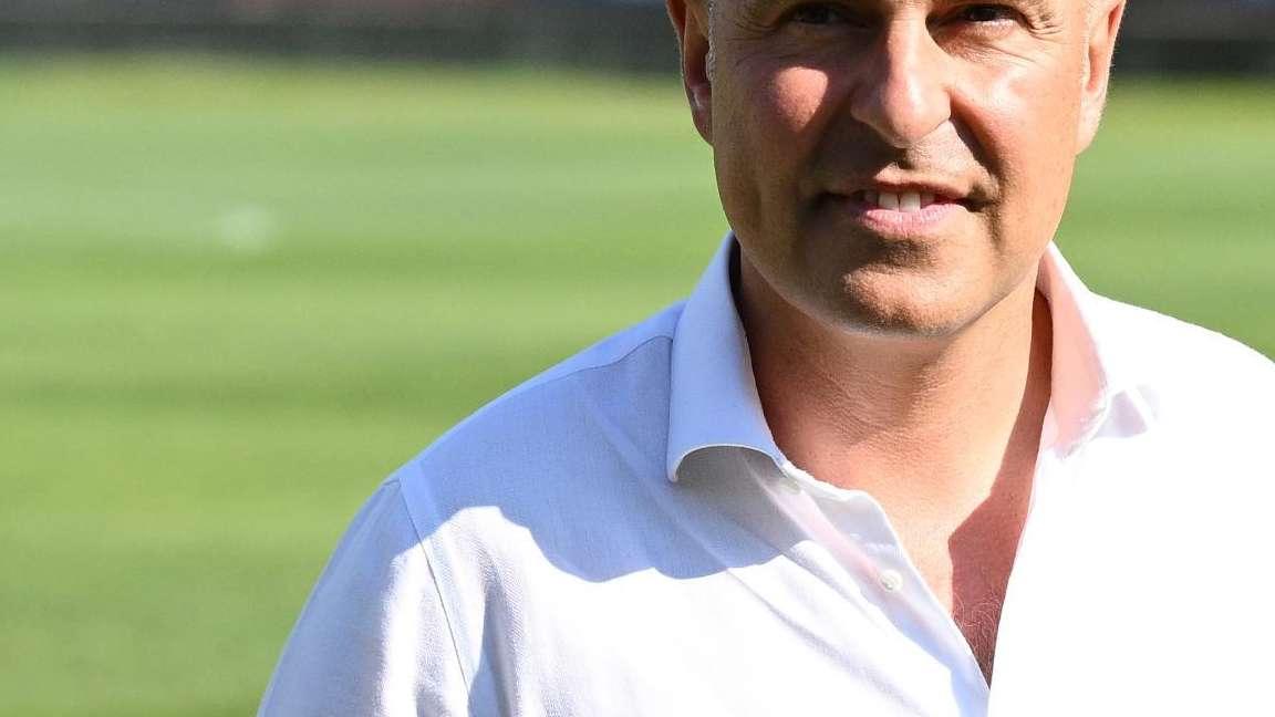 All’Arena Civica incontro in tribuna tra il Presidente Giulini, Barella e Borriello 