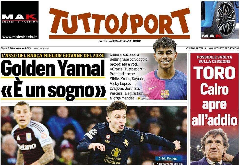 Tuttosport - Juve d'acciaio