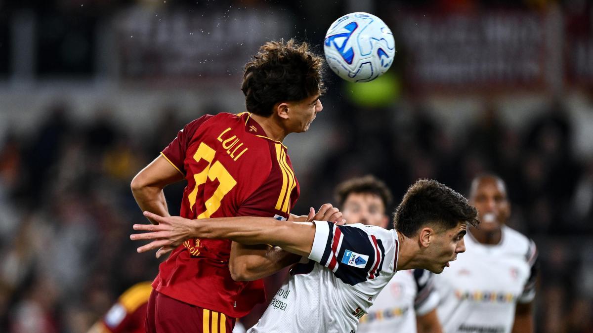 Roma-Cagliari, Lulli segna l'1-1 ed entra in una speciale statistica europea: il dato Opta