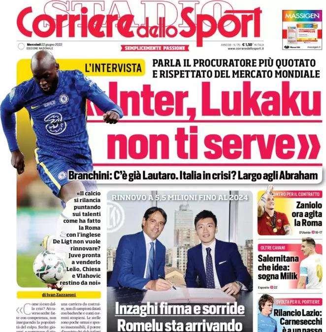 Corsport  - "Inter, Lukaku non ti serve"
