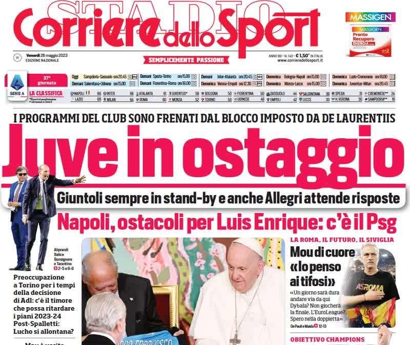 Corsport - Juve in ostaggio