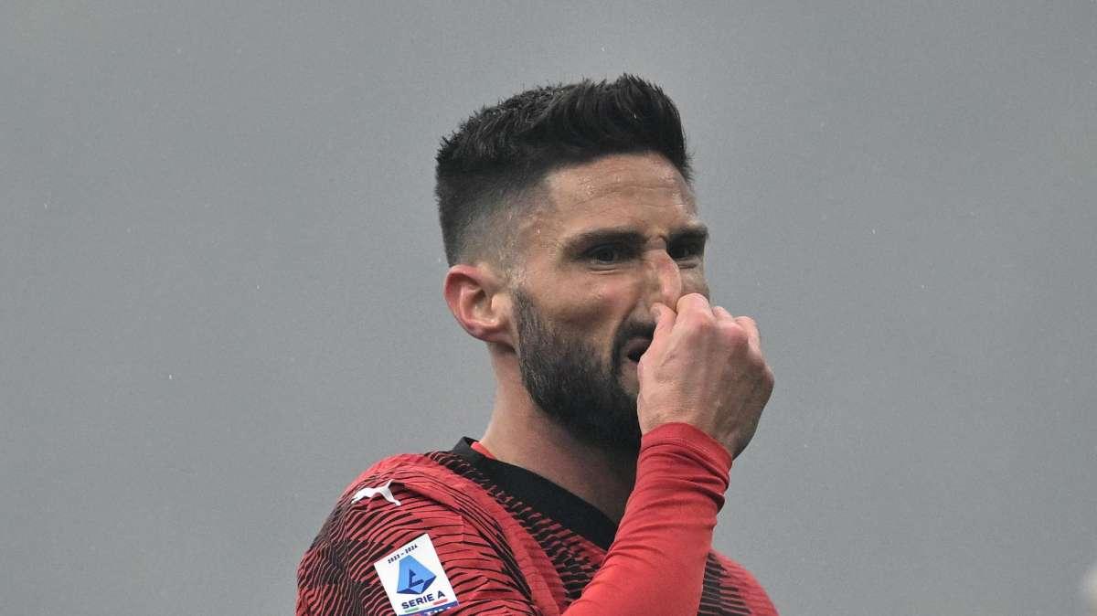 Le prime due reti di Olivier Giroud in Serie A sono arrivate contro il Cagliari