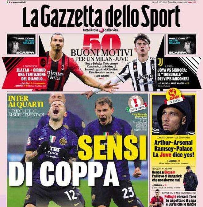 Gazzetta - Sensi di Coppa