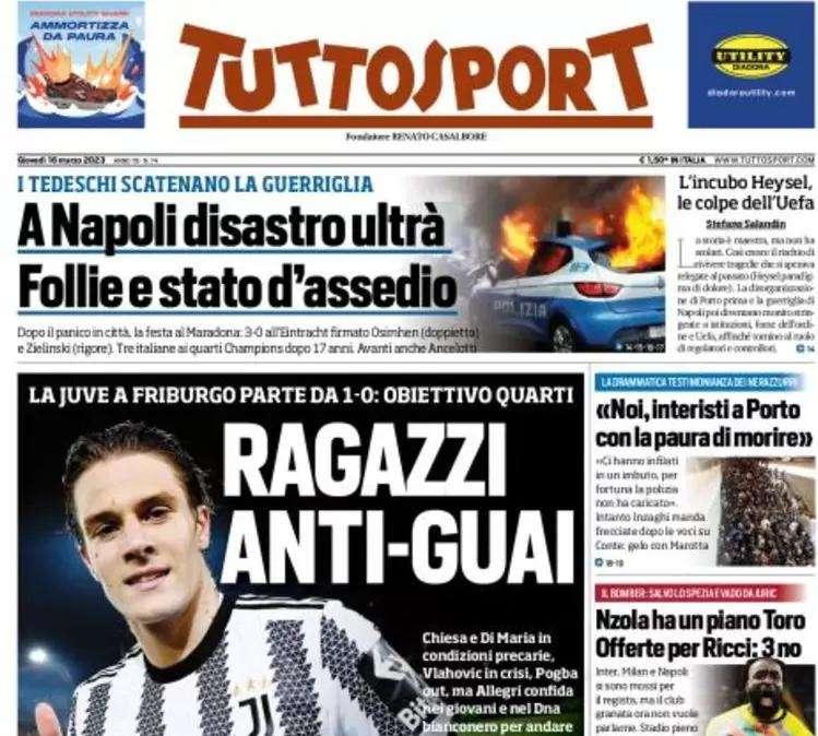Tuttosport - Ragazzi anti-guai