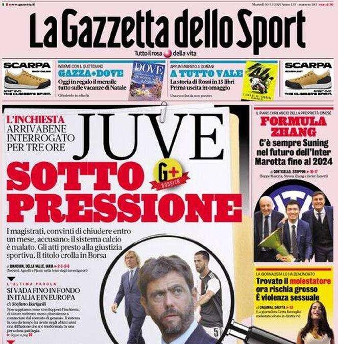 Gazzetta - Juve sotto pressione